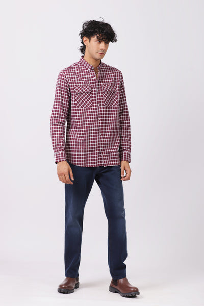 BUTTON DOWN CHECK SHIRT