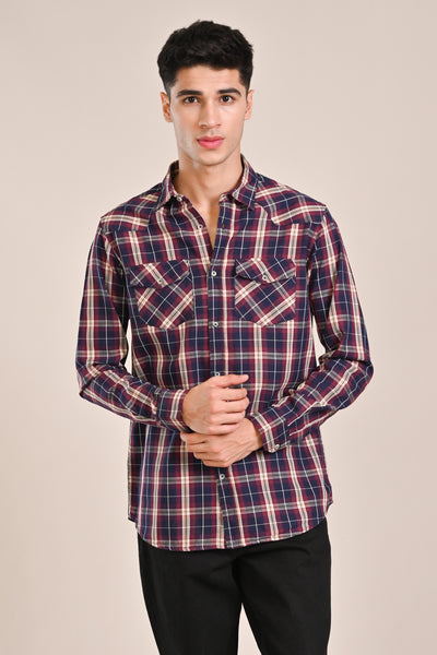 BUTTON DOWN CHECK SHIRT