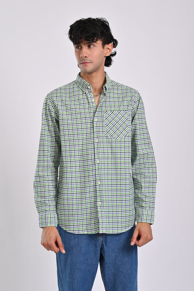 BUTTON DOWN CHECK SHIRT